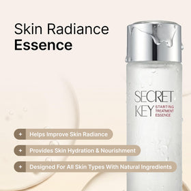 Secret Key Starting Care Essence supports even tone with subtle firmness.