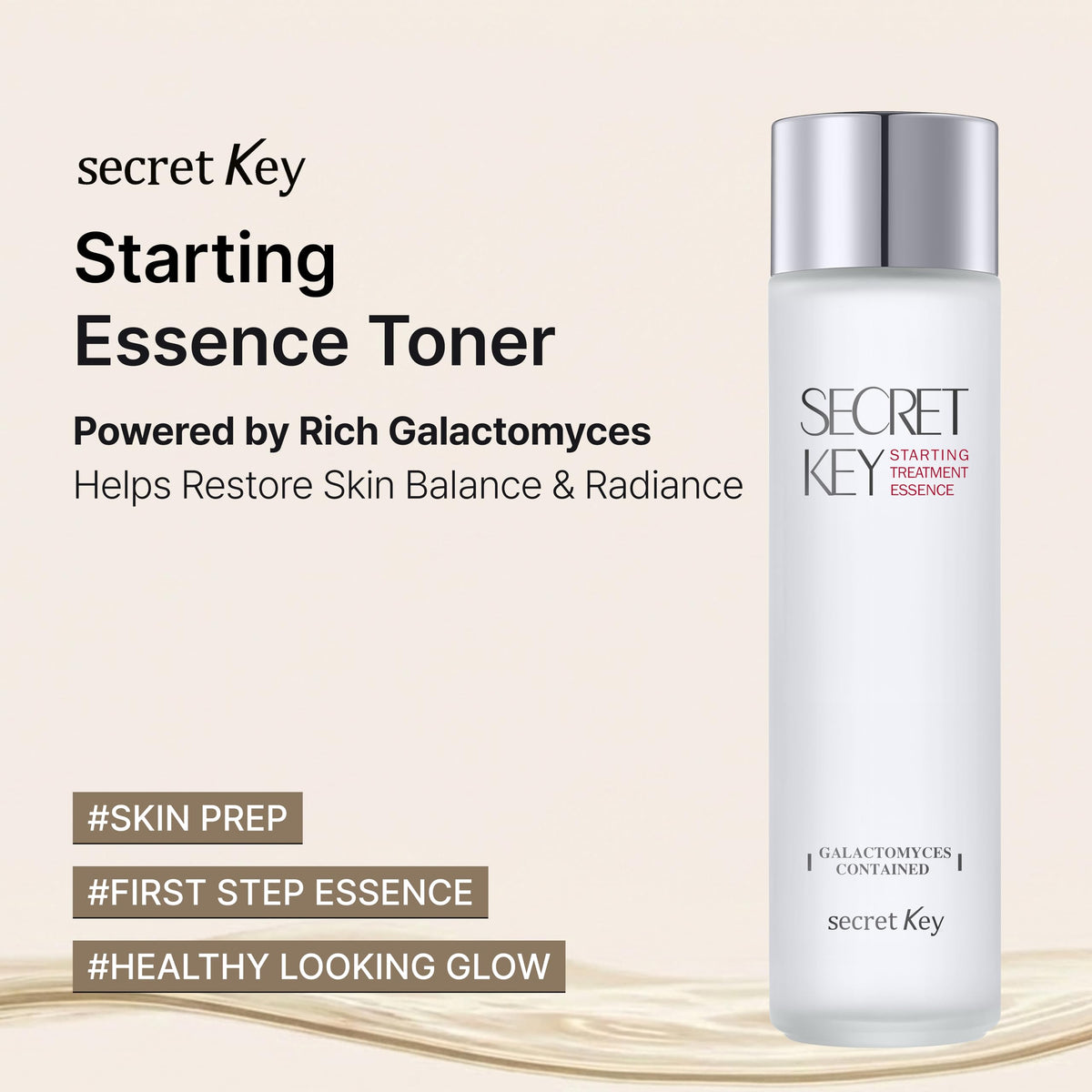 Secret Key Starting Care Essence texture is light and fast-absorbing.