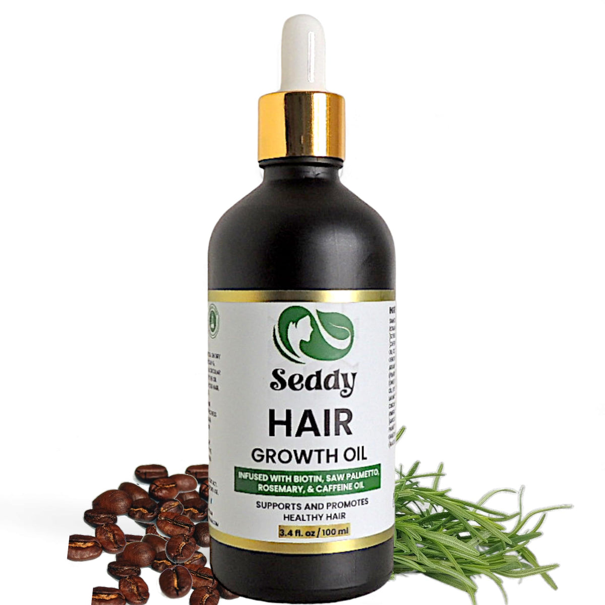 Seddy Hair Growth Oil bottle pour for precise scalp nourishment