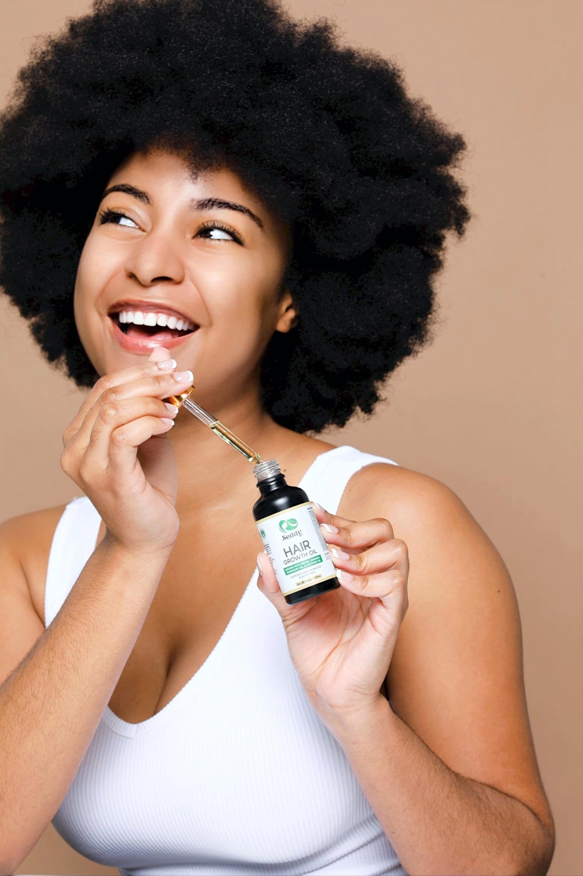 Seddy Hair Growth Oil adds shine and smoothness to hair ends