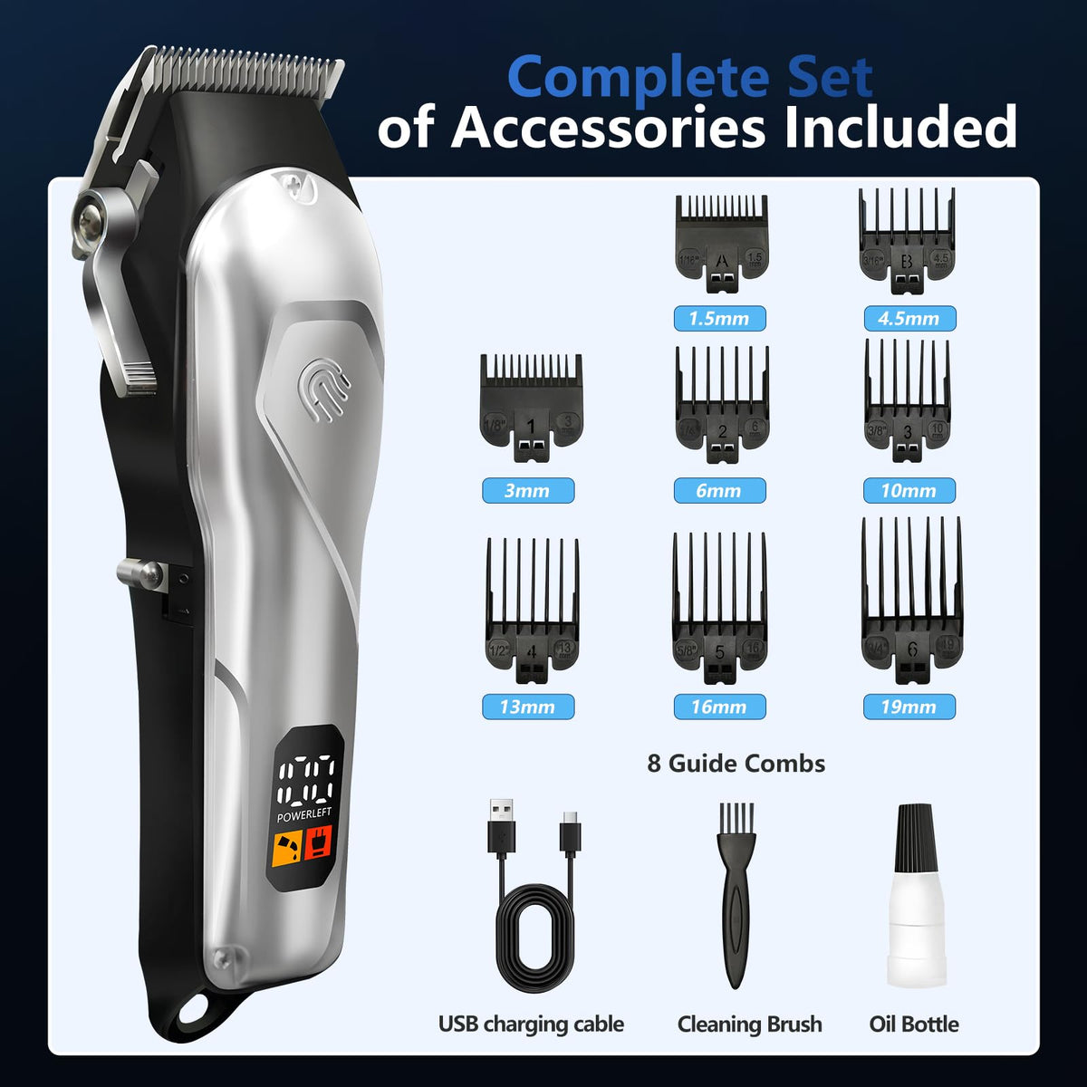 Seektik clipper highlights R-shaped blade corners for gentle trimming.