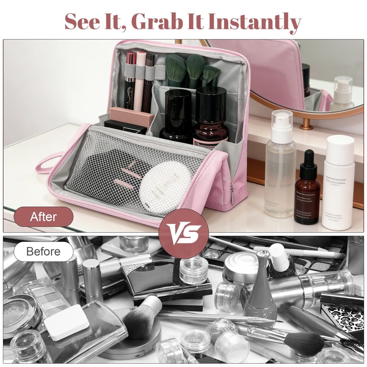 Seektik waterproof bag protects contents from splashes in bath or gym.