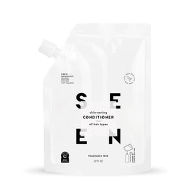 SEEN Conditioner Eco-Refill bottle front, fragrance-free for sensitive skin and frizz control