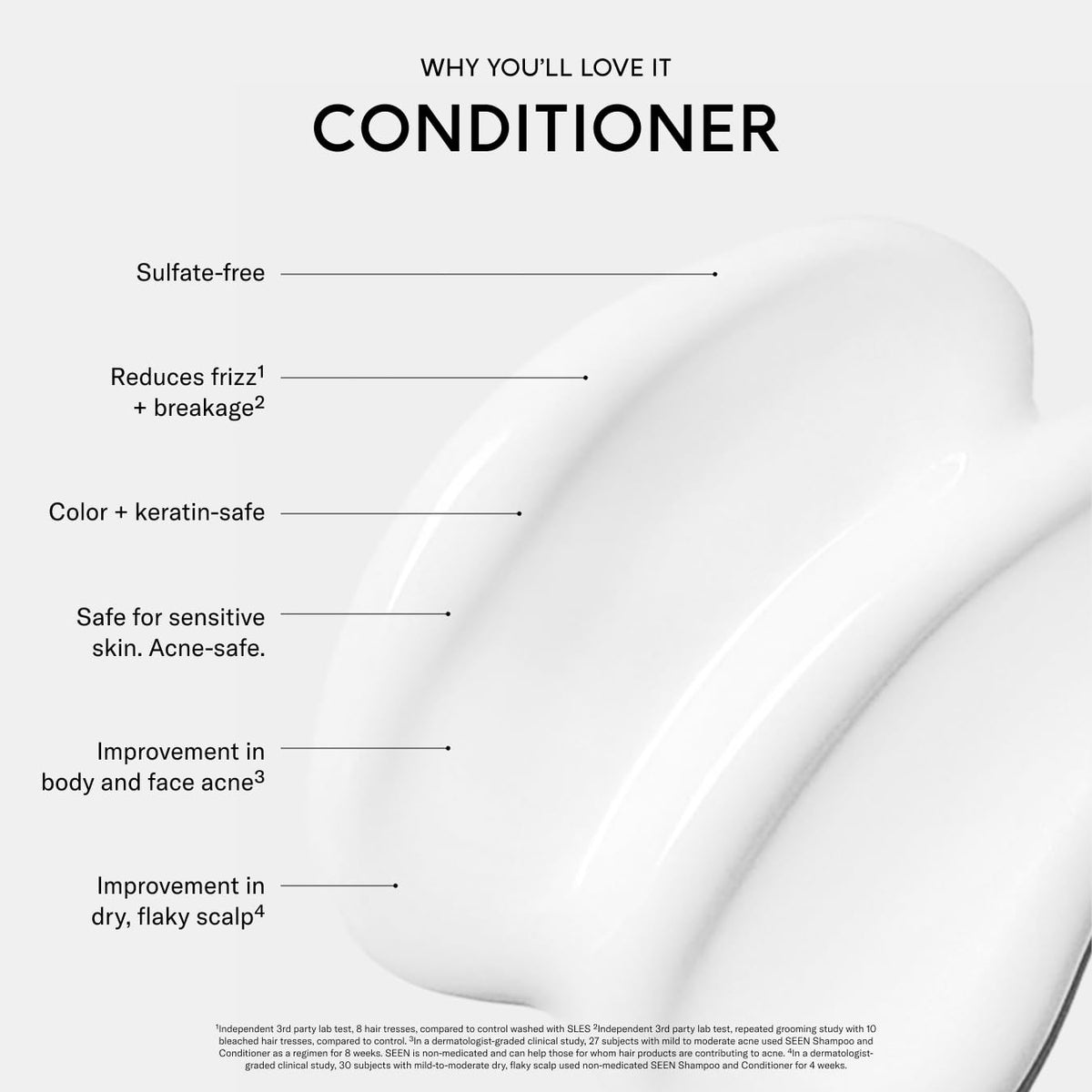SEEN Conditioner Eco-Refill packaging, eco-friendly refill solution reduces plastic waste