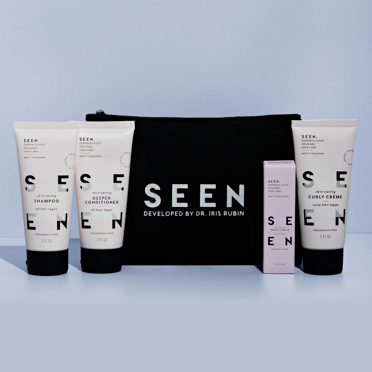 SEEN Deeper Conditioner bottle delivers moisture-rich care for dry or damaged curls
