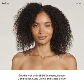 SEEN Curly On The Go Kit travel pack designed for on-the-go styling