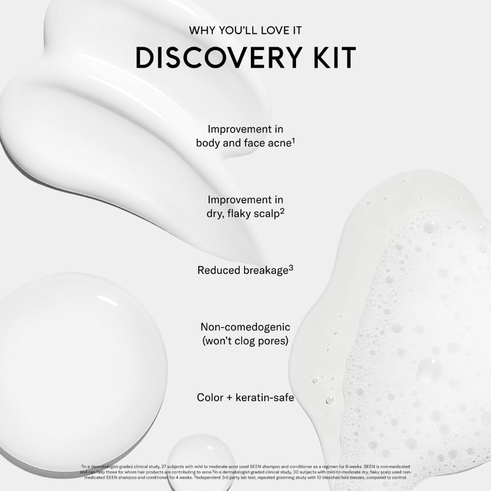 SEEN Discovery Kit fragrance-free deeper conditioner mini bottle for extra moisture