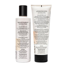 Lush lather from SEEN Shampoo rinses clean with no residue.