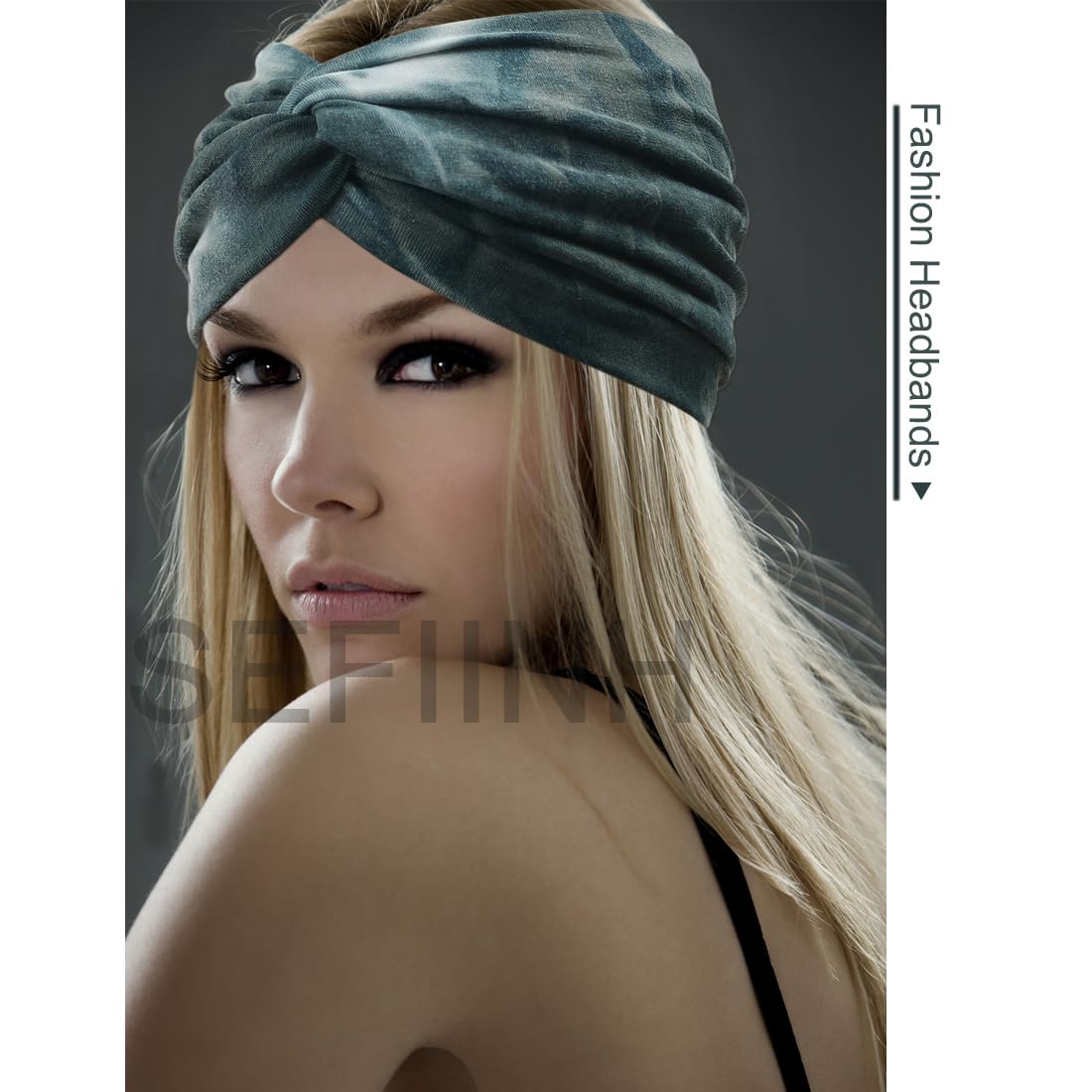 Sefiinh tie-dye headbands in 8 colors to mix and match.