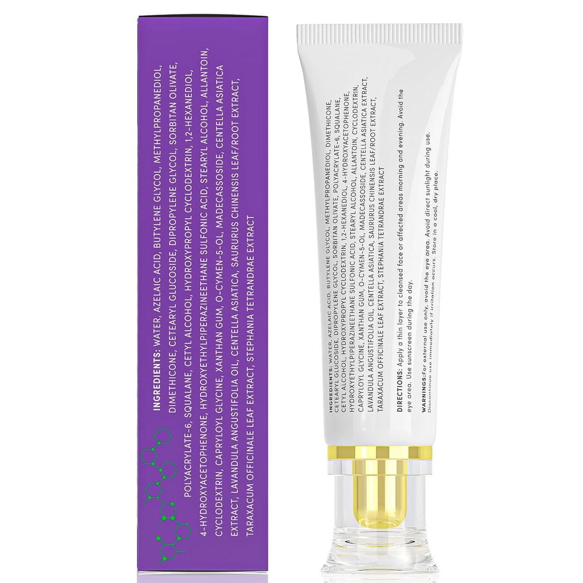 Sefralls Azelaic Acid Cream on vanity for night skincare routine.