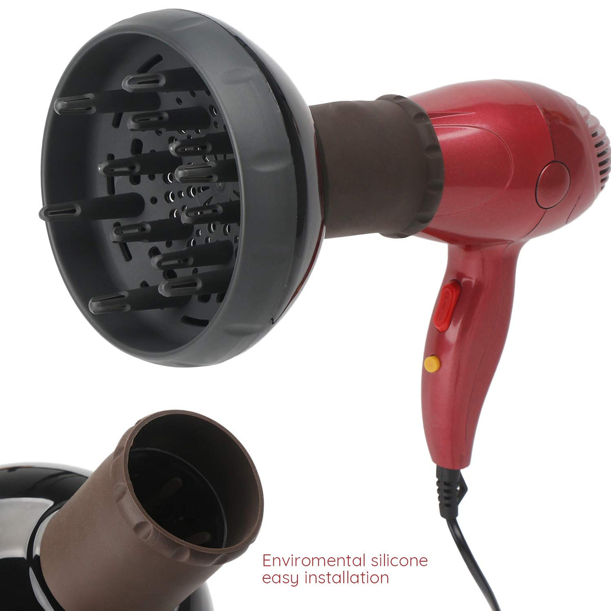 Segbeauty hair diffuser durable nylon and rubber construction withstands daily use