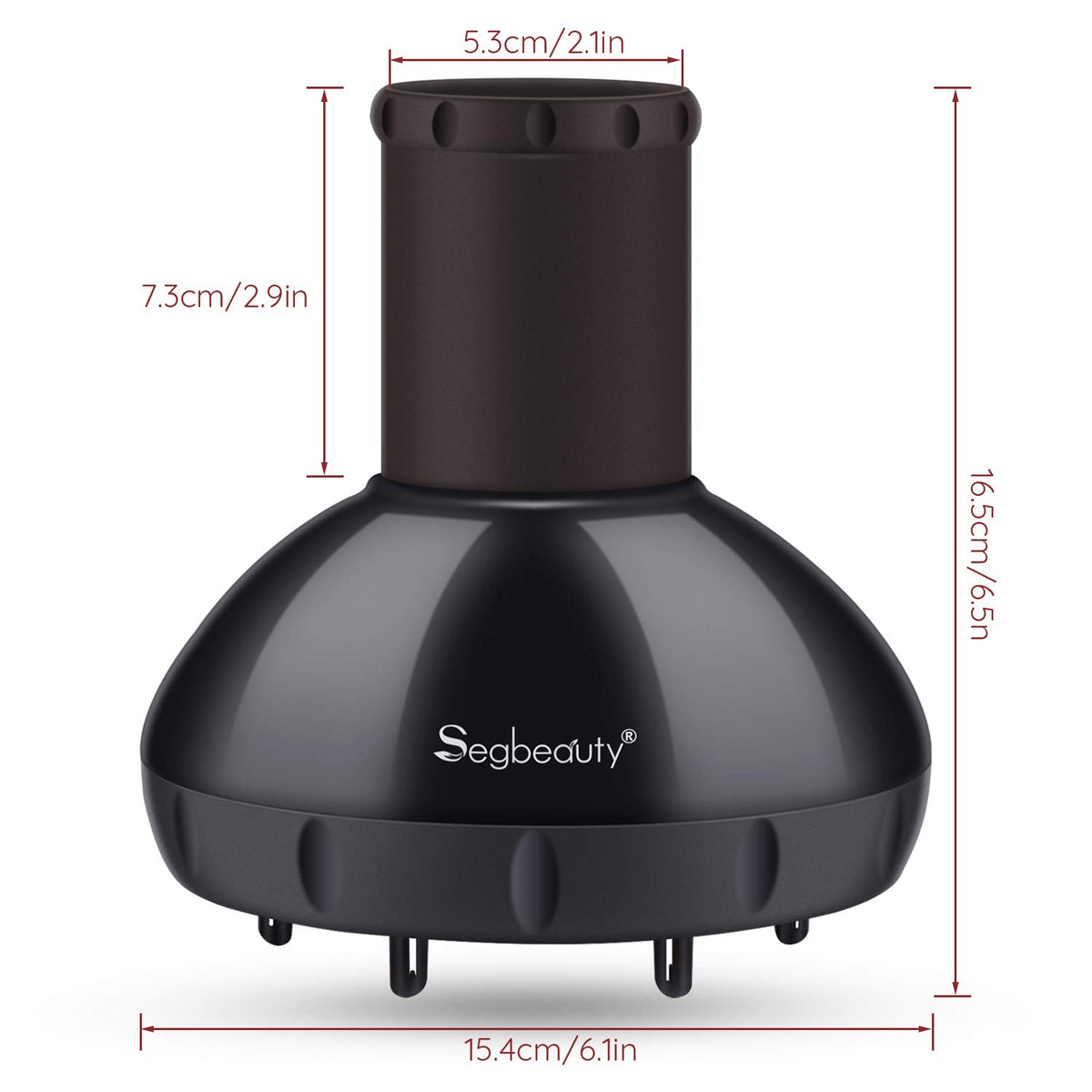 Segbeauty hair diffuser high-efficiency heat inserts speed drying safely