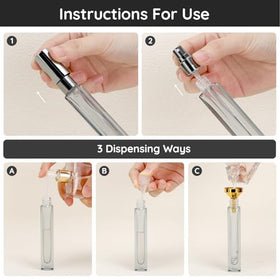 Segbeauty leak-proof screw-cap design keeps bottles secure during travel