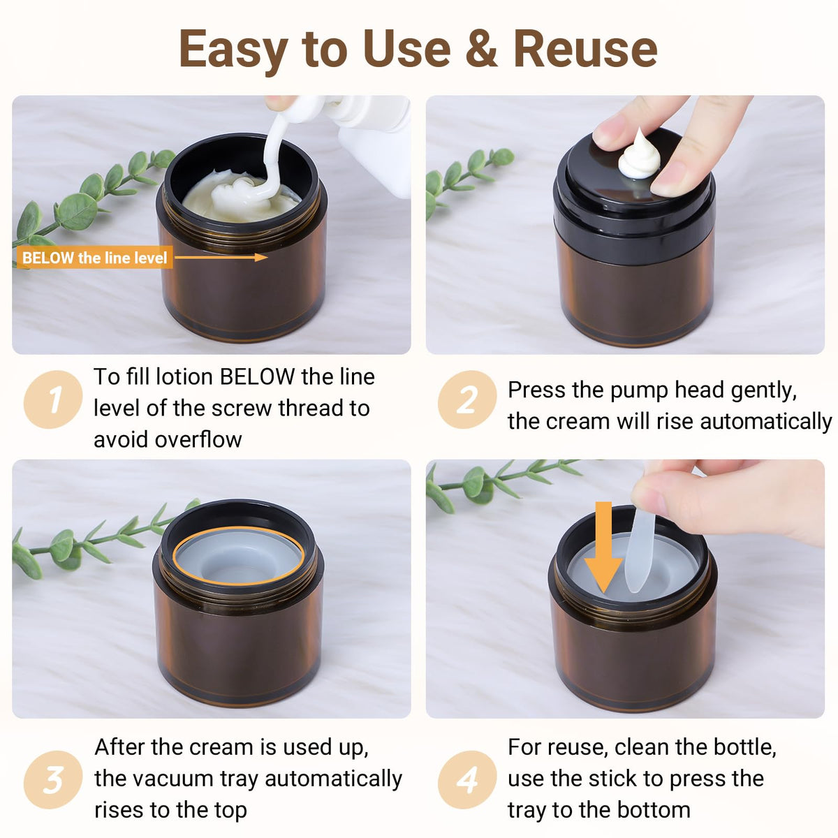 Segbeauty light-proof inner-wall container preserves formulas from sun