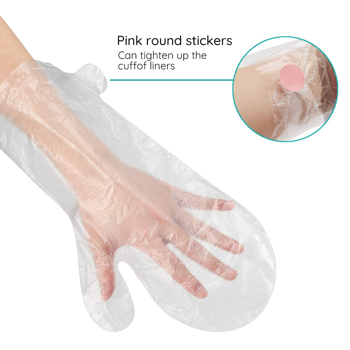 Segbeauty PE material mitts are non-slip and easy to slide hands inside.