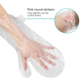 Segbeauty PE material mitts are non-slip and easy to slide hands inside.