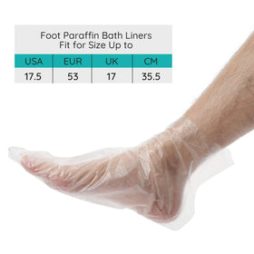 Segbeauty liner with thickened material delivers a durable, leak-free paraffin session