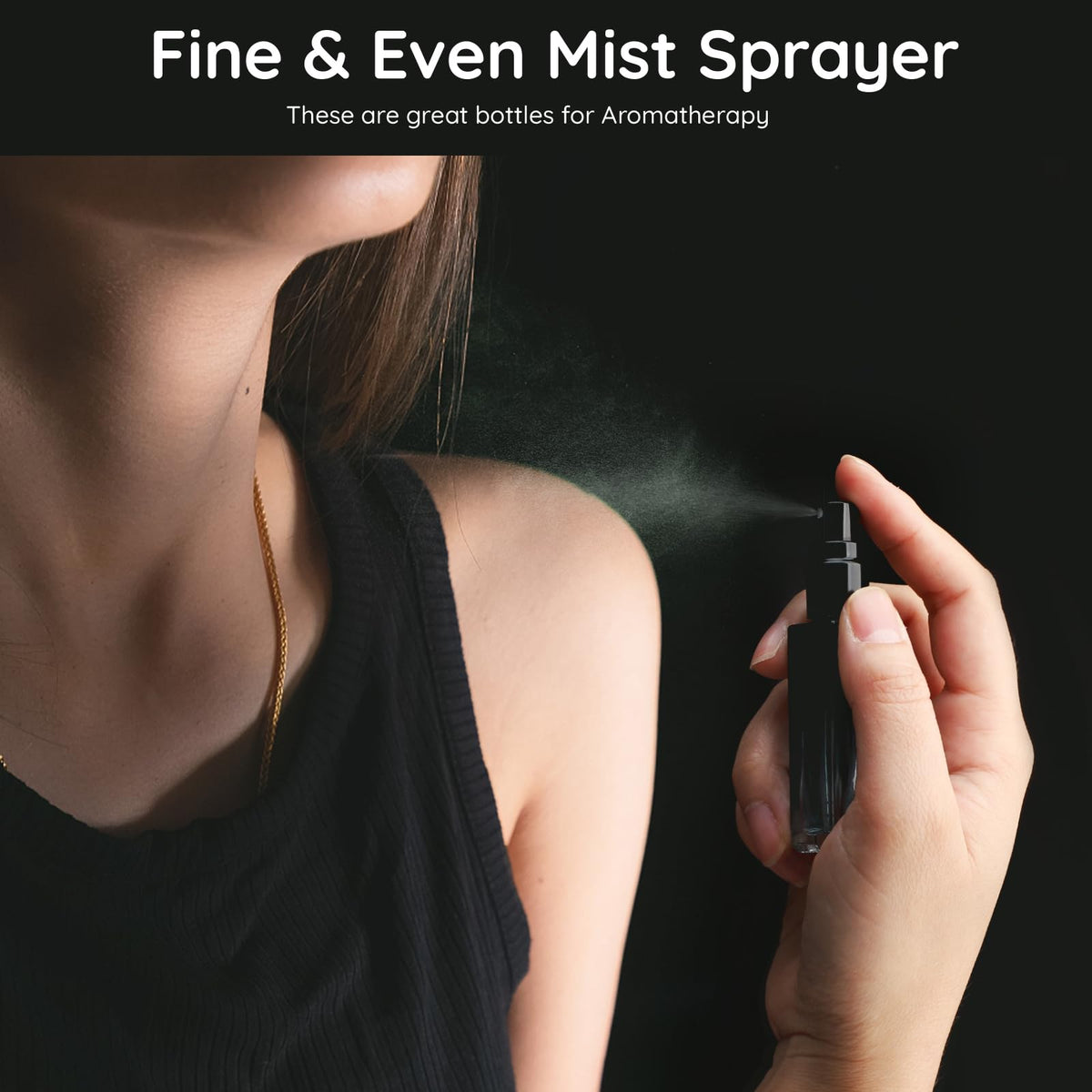 Segbeauty perfume atomizer 10ml delivers a fine mist for even spray.
