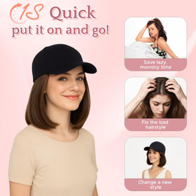 SEGO hat wig adjustable cap strap provides secure, comfortable fit.