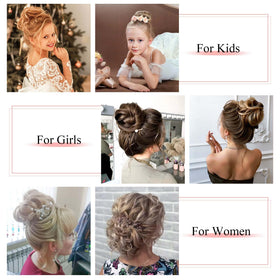 SEGO wrap-around image demonstrates simple transformation from ponytail to bun.