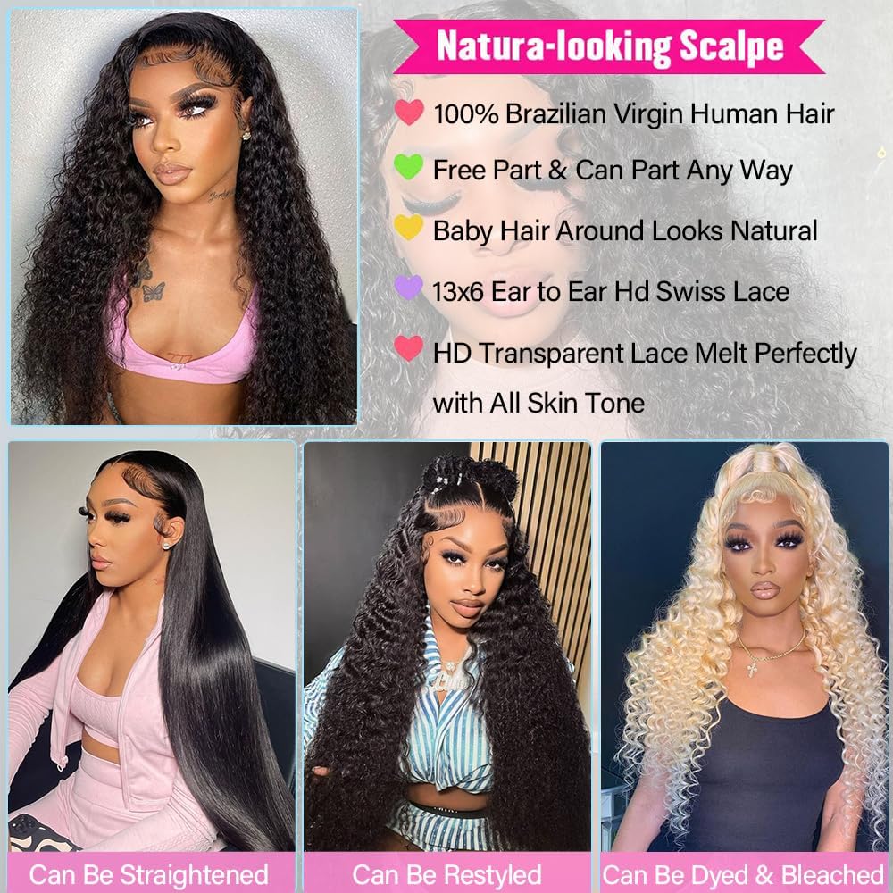 Segsavor 13x6 lace-front wig offers versatile parting and realistic hairline