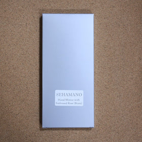 SEHAMANO brass matte gold makeup mirror combining vintage style with reliability.