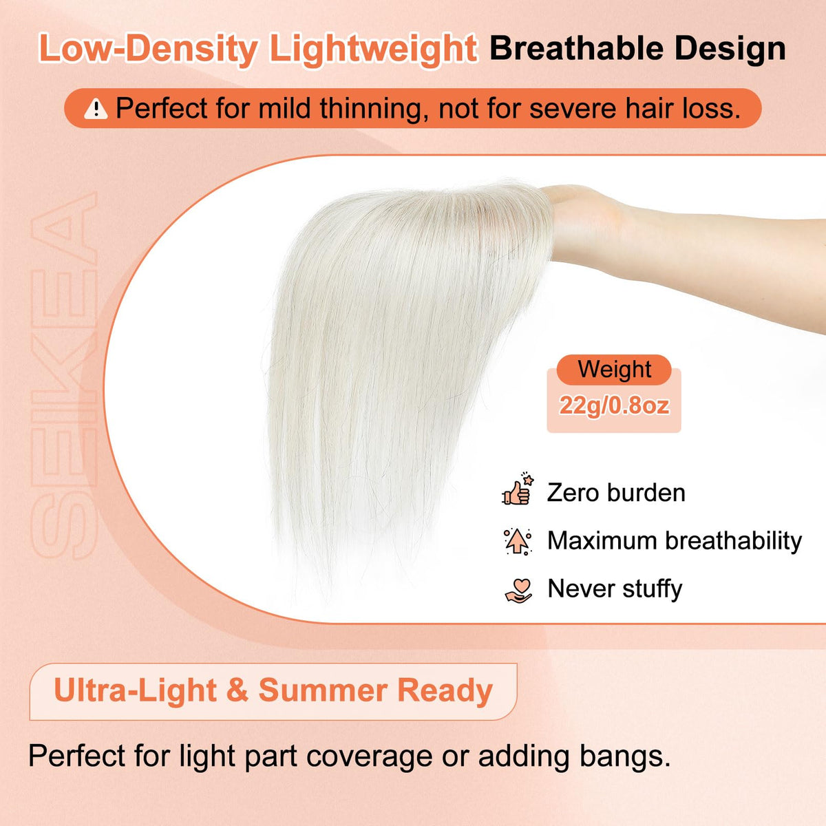 SEIKEA BB clips premium soft grip for sensitive scalps and painless wear.