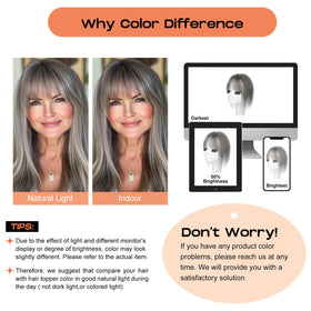 SEIKEA gray shade topper demonstrates natural color integration