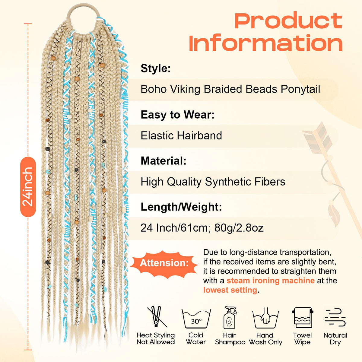 SEIKEA Ponytail-to-bun wrap styling for versatile, quick transformations.