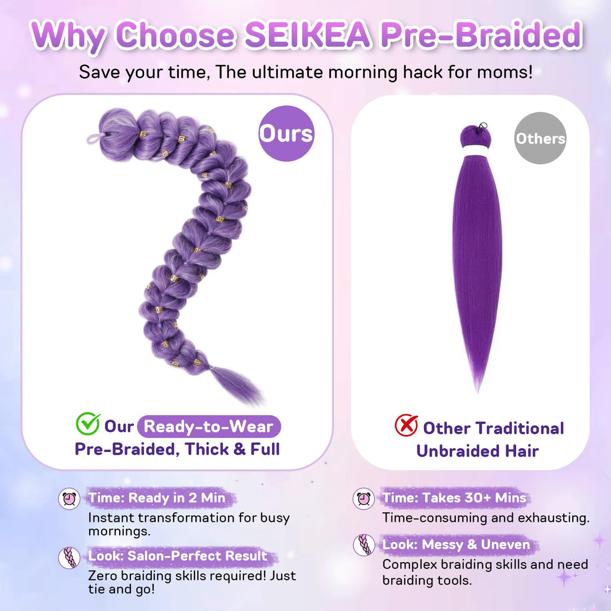 SEIKEA soft fiber texture highlights lightweight comfortable long-wear
