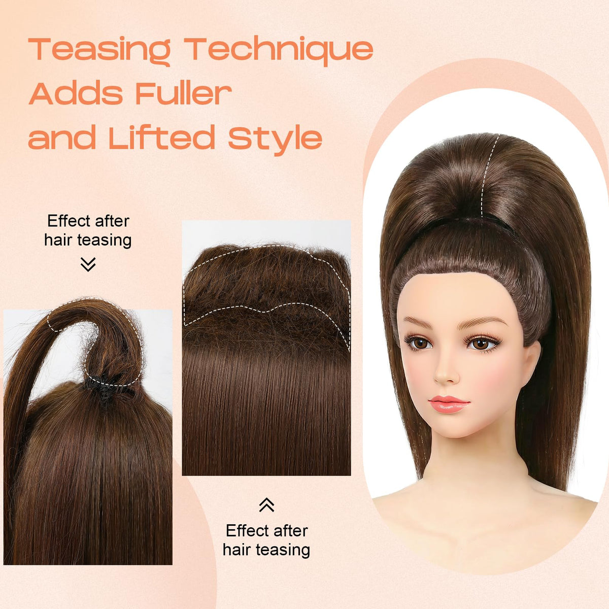 SEIKEA Top-bottom combs secure design: breathable fit that stays in place during movement.