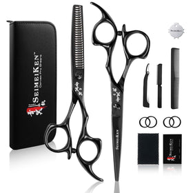 SEIMEIKEN hair cutting scissors 6 inch convex blade for ultra-smooth cuts