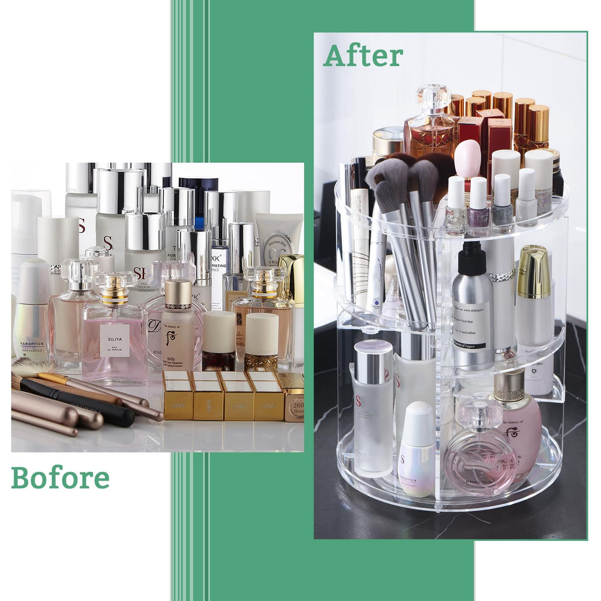 seinlife washable acrylic organizer after cleaning