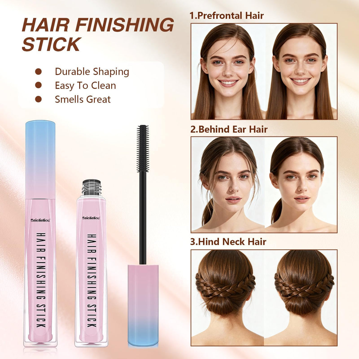 Seiolieliou styling cream close-up highlighting flexible hold and natural texture.
