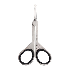 Seki Edge nostril scissors with round tip for safe, precise nose hair trimming.