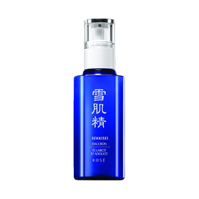 SEKKISEI Emulsion bottle closeup showing hydration without heaviness.