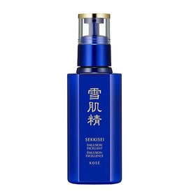 SEKKISEI Emulsion Excellent bottle closeup highlighting hydration benefits