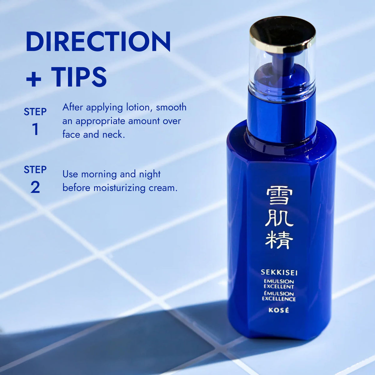 SEKKISEI Emulsion Excellent herbal illustration of active ingredients