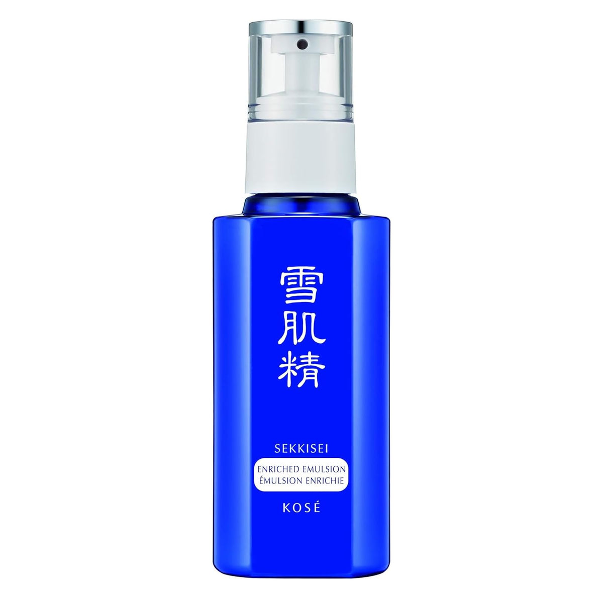 SEKKISEI Enriched Emulsion bottle pour for precise, hydrating application