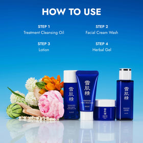 SEKKISEI Herbal Hydration Kit herbal gel jar sealing in hydration