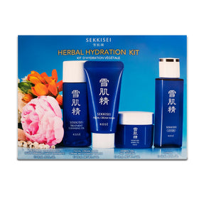 SEKKISEI Herbal Hydration Kit treatment cleansing oil bottle for gentle cleanse and hydration