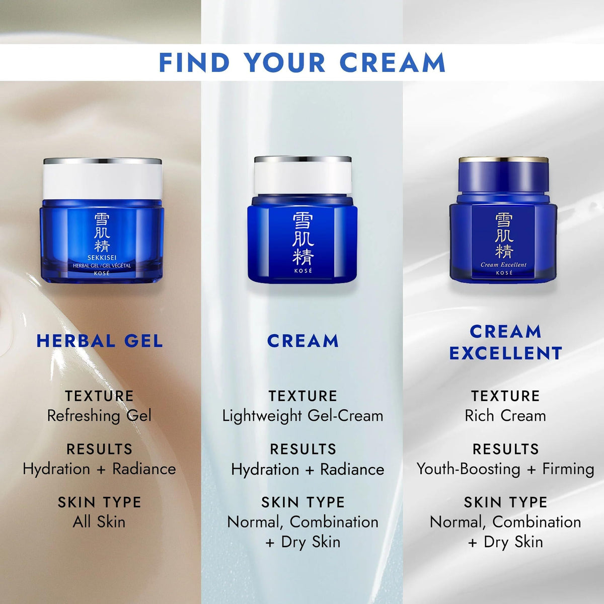 SEKKISEI Night application image suggests overnight care for refreshed mornings