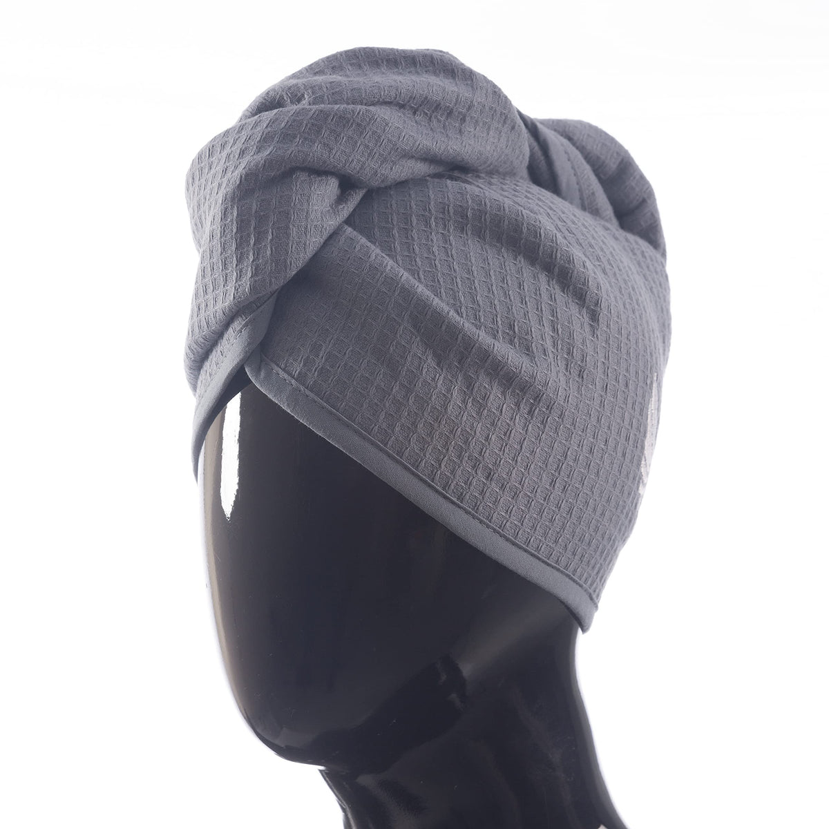 SELARUS hair towel wrap inner long-staple cotton texture for softness and absorbency.