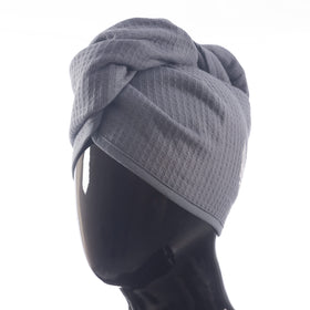 SELARUS hair towel wrap inner long-staple cotton texture for softness and absorbency.