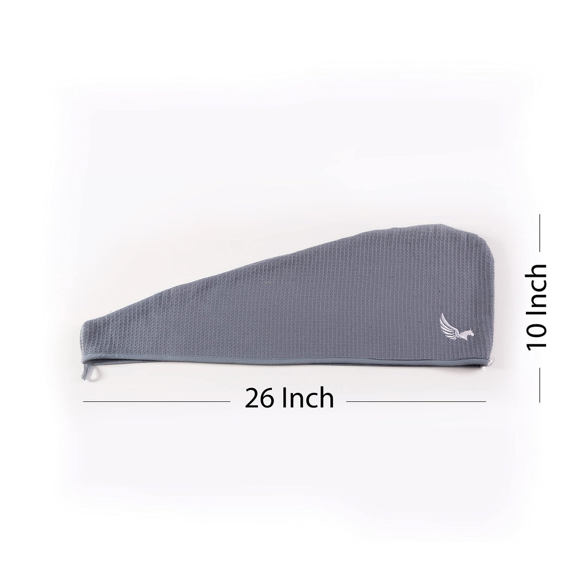 SELARUS hair towel wrap loop system demonstrates durable secure fit.
