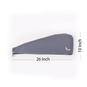SELARUS hair towel wrap loop system demonstrates durable secure fit.