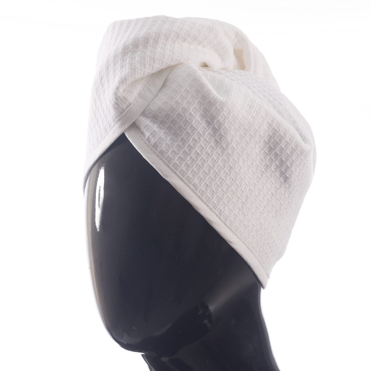 SELARUS Turkish cotton 400gsm towel wrap ready for gentle, absorbent hair drying