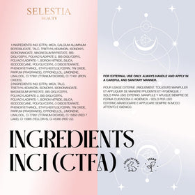 SELESTIA BEAUTY Divine V ultra-fine texture blends seamlessly on skin.
