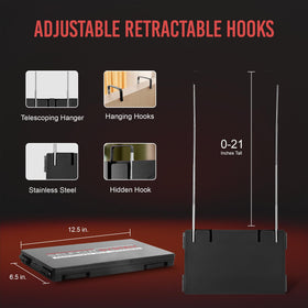 Self-Cut System impact-resistant glass ensures durable daily use.