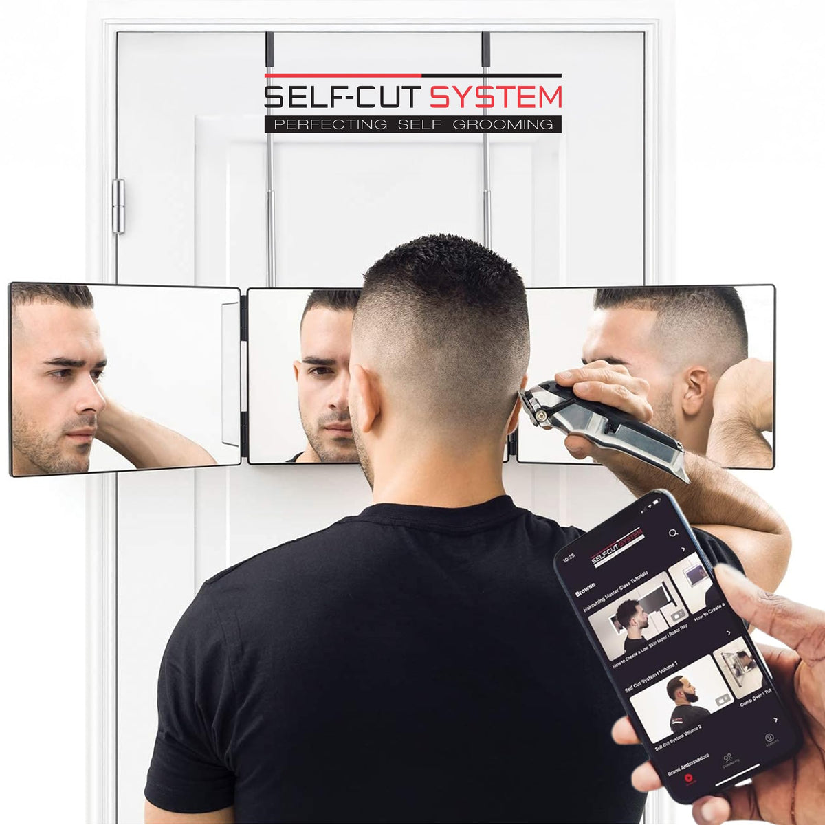 Self-Cut System for men and women supports independent grooming routines.